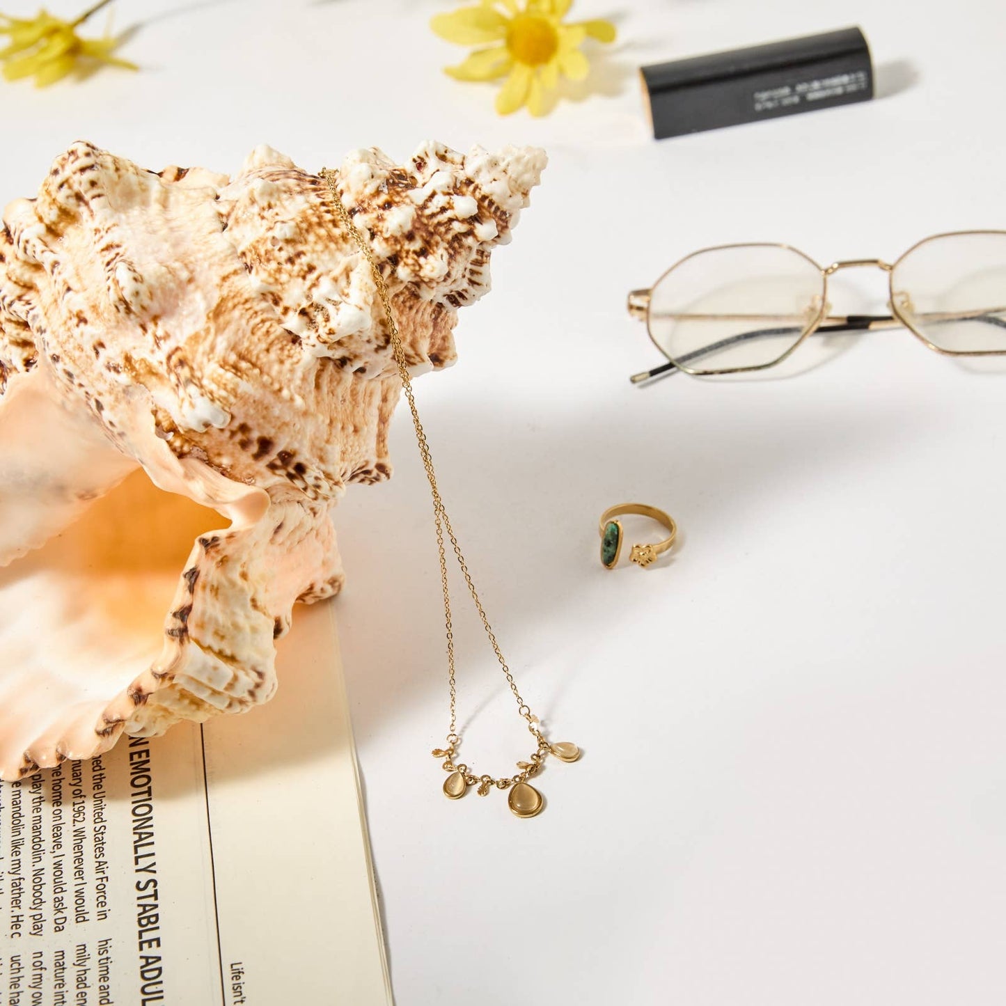Collier - Hélène: Beige