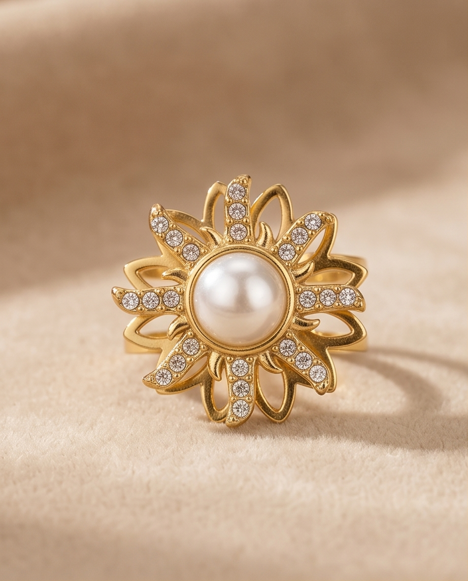 Antistressring met bloemenkraal – Kalmeert & ontspant ✨