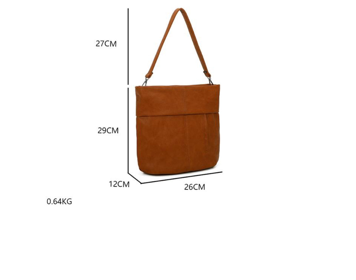 Schoudertas Le Tote Chic camel – Moderne elegantie