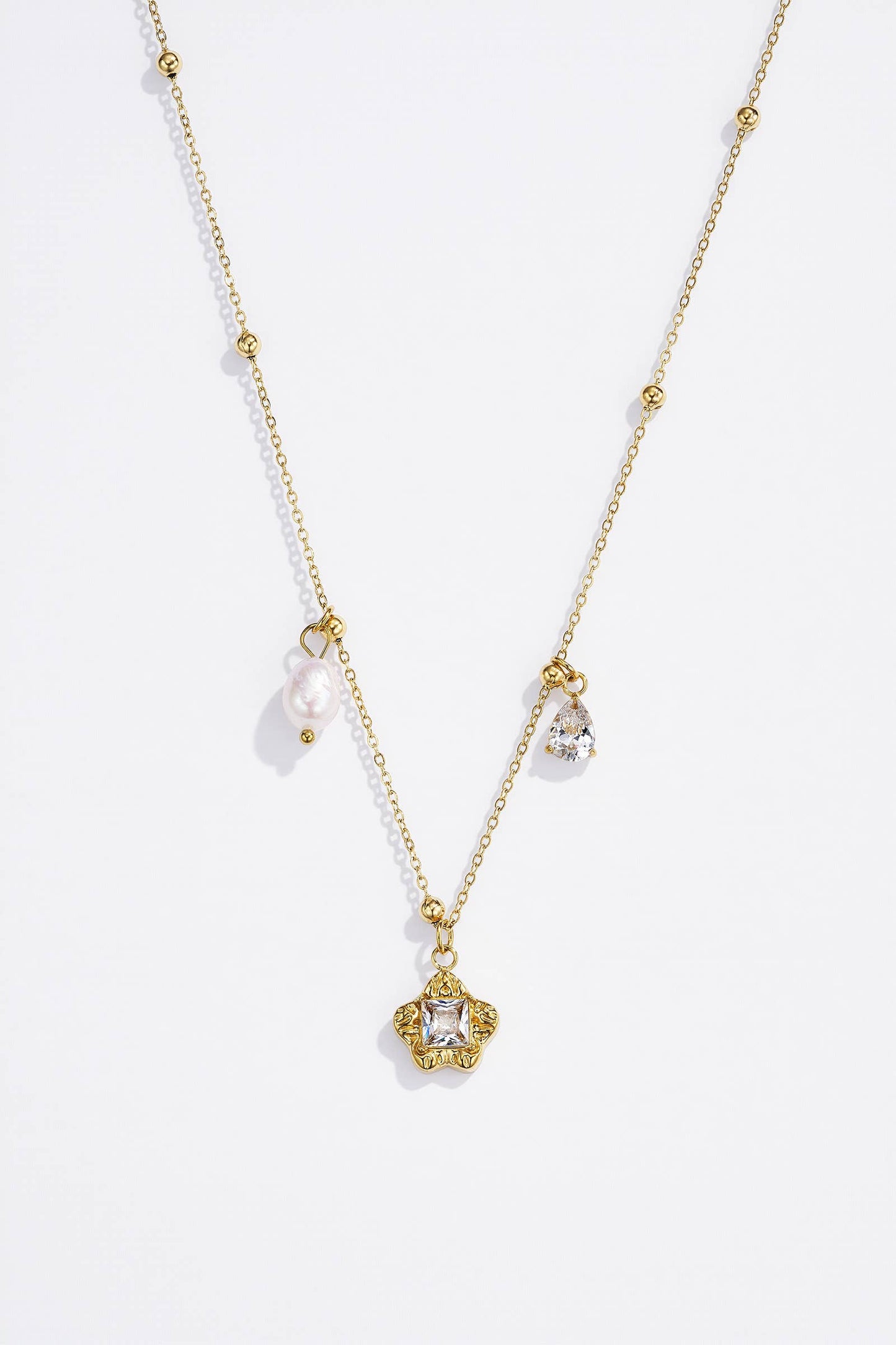 Collier Germaine: doré