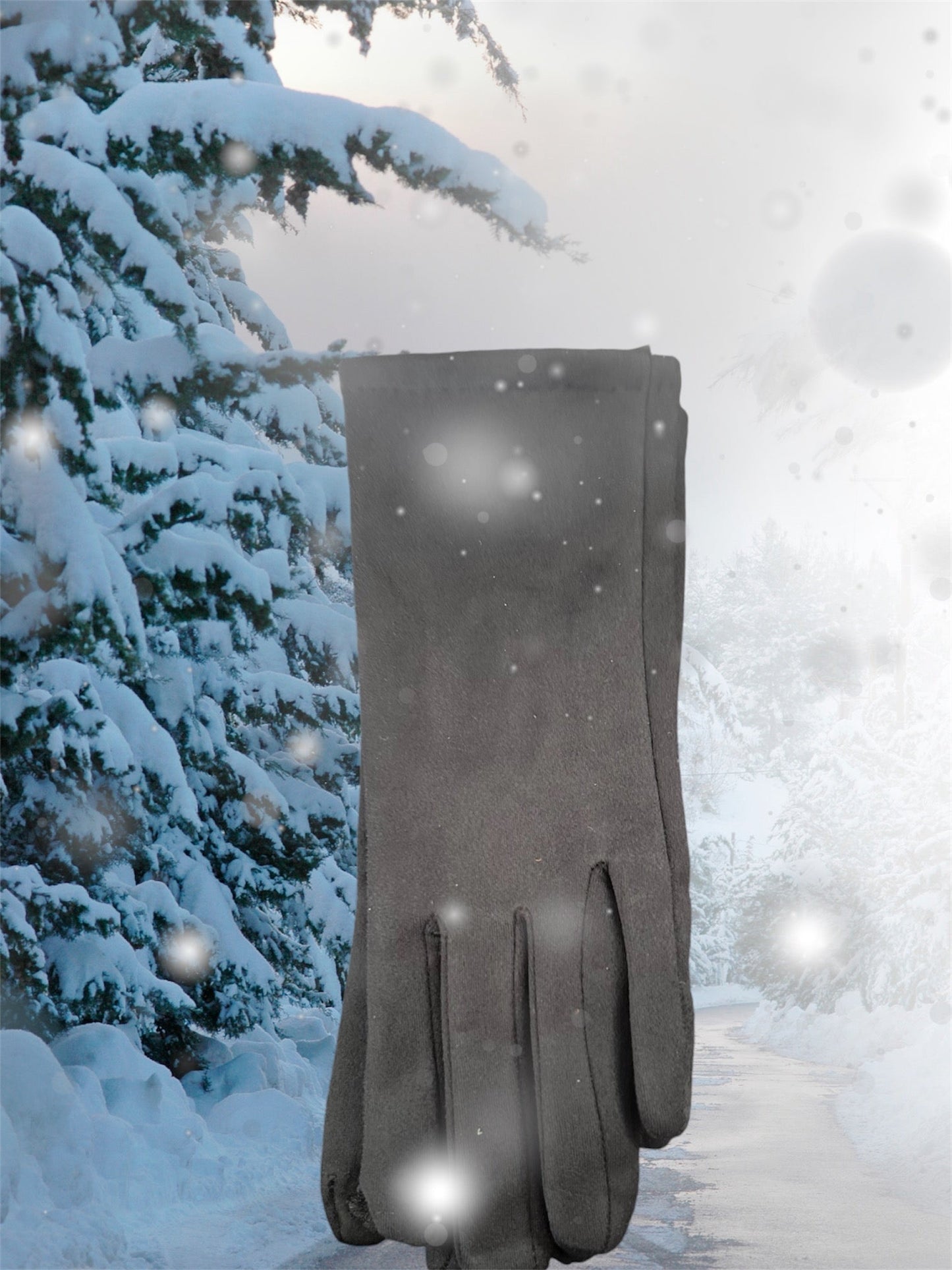 Handschoenen met touchscreen: zwart