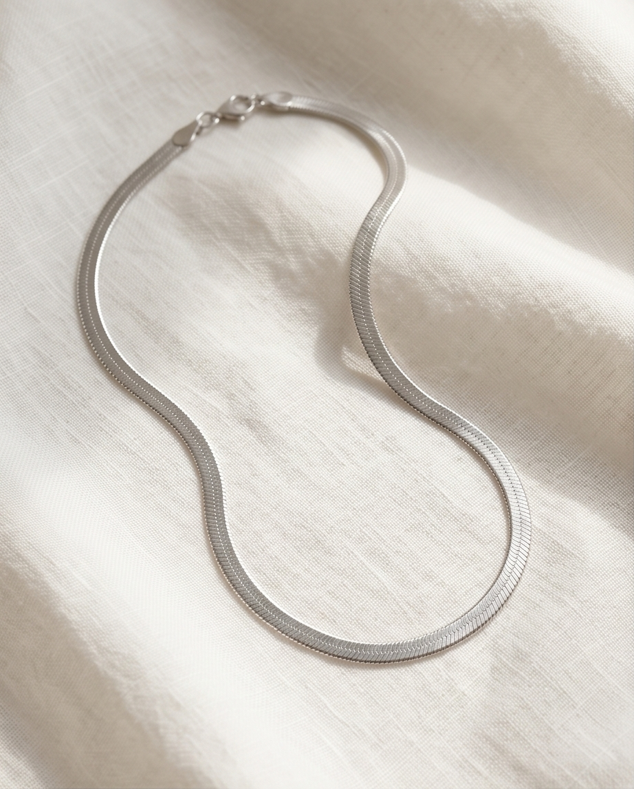 Slangenketting van roestvrij staal – Sensuele elegantie