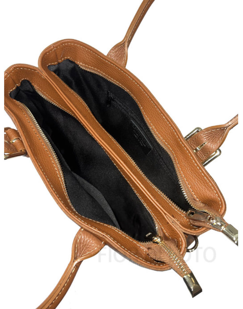 Sac À Main en cuir - Ernesta Camel