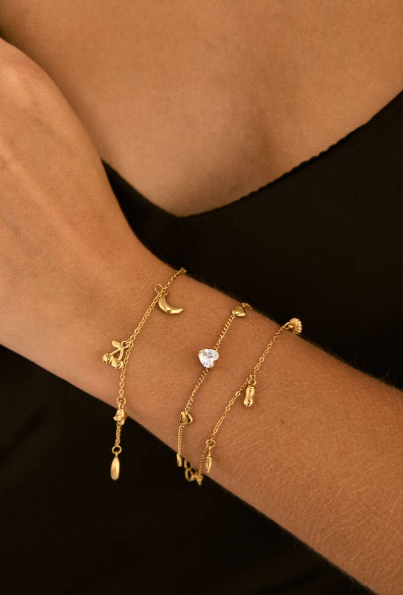 Gouden Hemelse Roestvrijstalen Armband ✨🌙