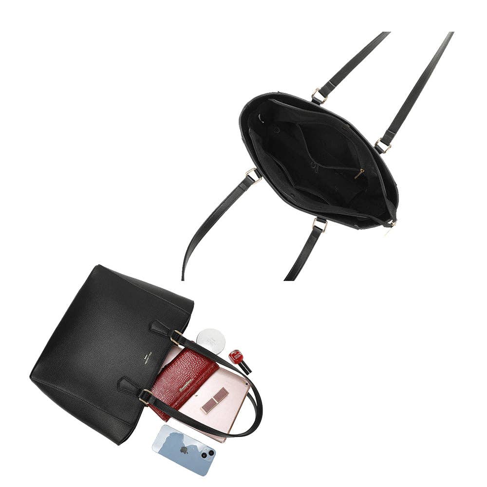 Sac Tote Élégant Noir
