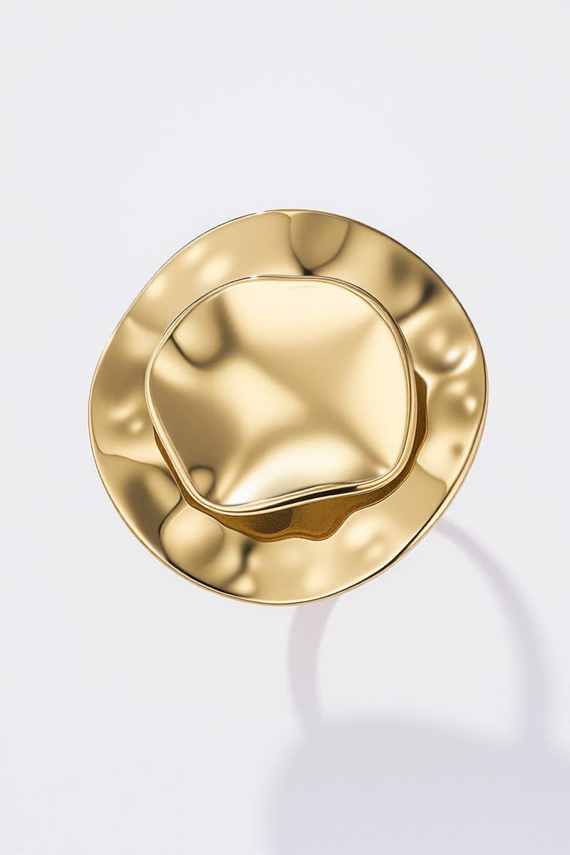 Siera Gold-Plated Stainless Steel Ring – Effortless style