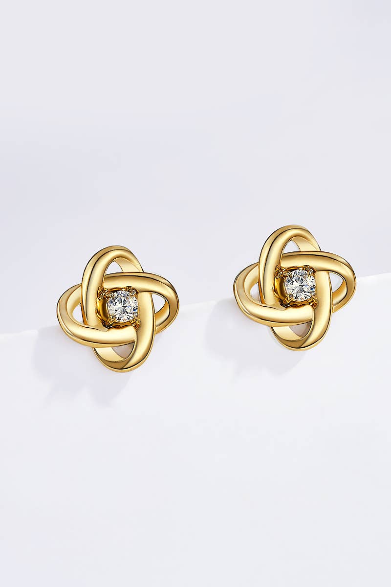 Boucles d'oreilles Lola: argenté