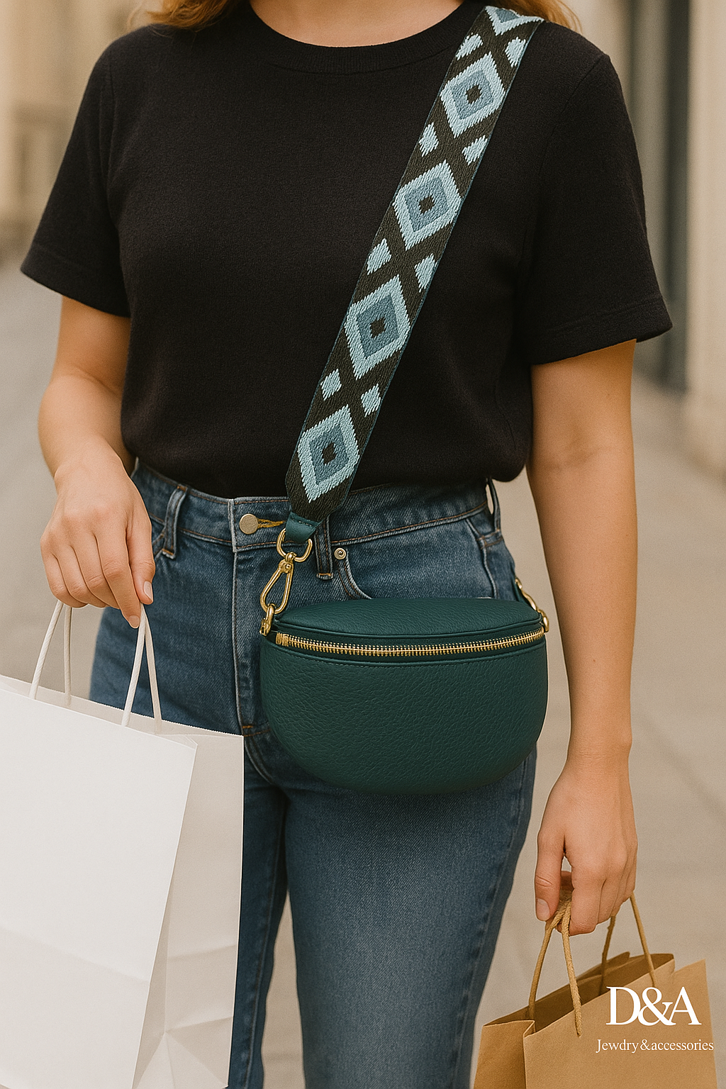 Sac Clara vert pétrole