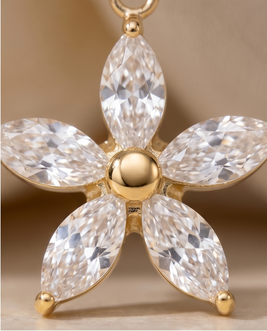 Gouden sterrenketting van roestvrij staal – Uitgesproken stijl ✨
