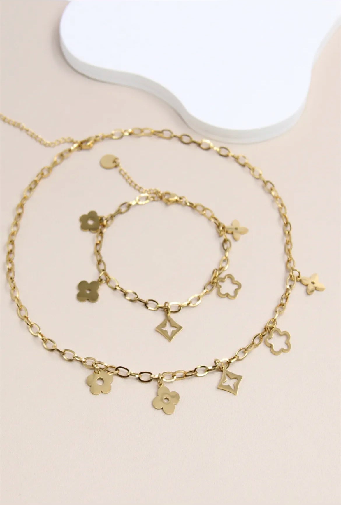 Collier Charms doré