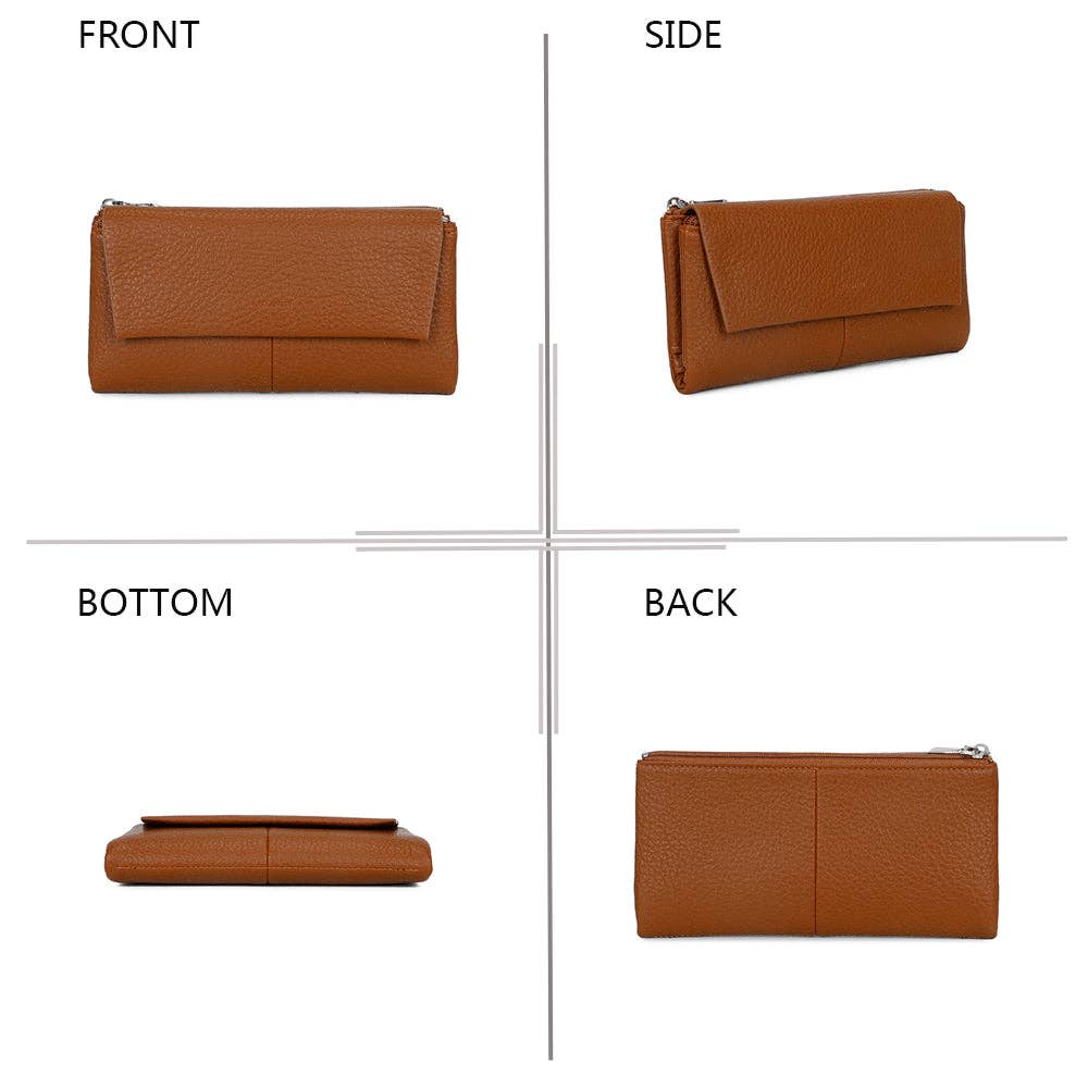 Porte feuille Tilda Marron
