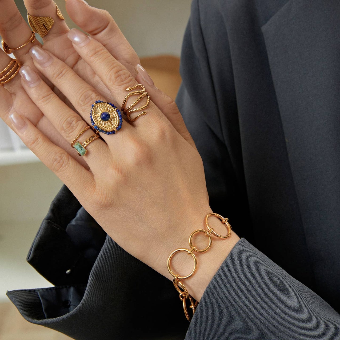 Bracelet Elliana: Argent