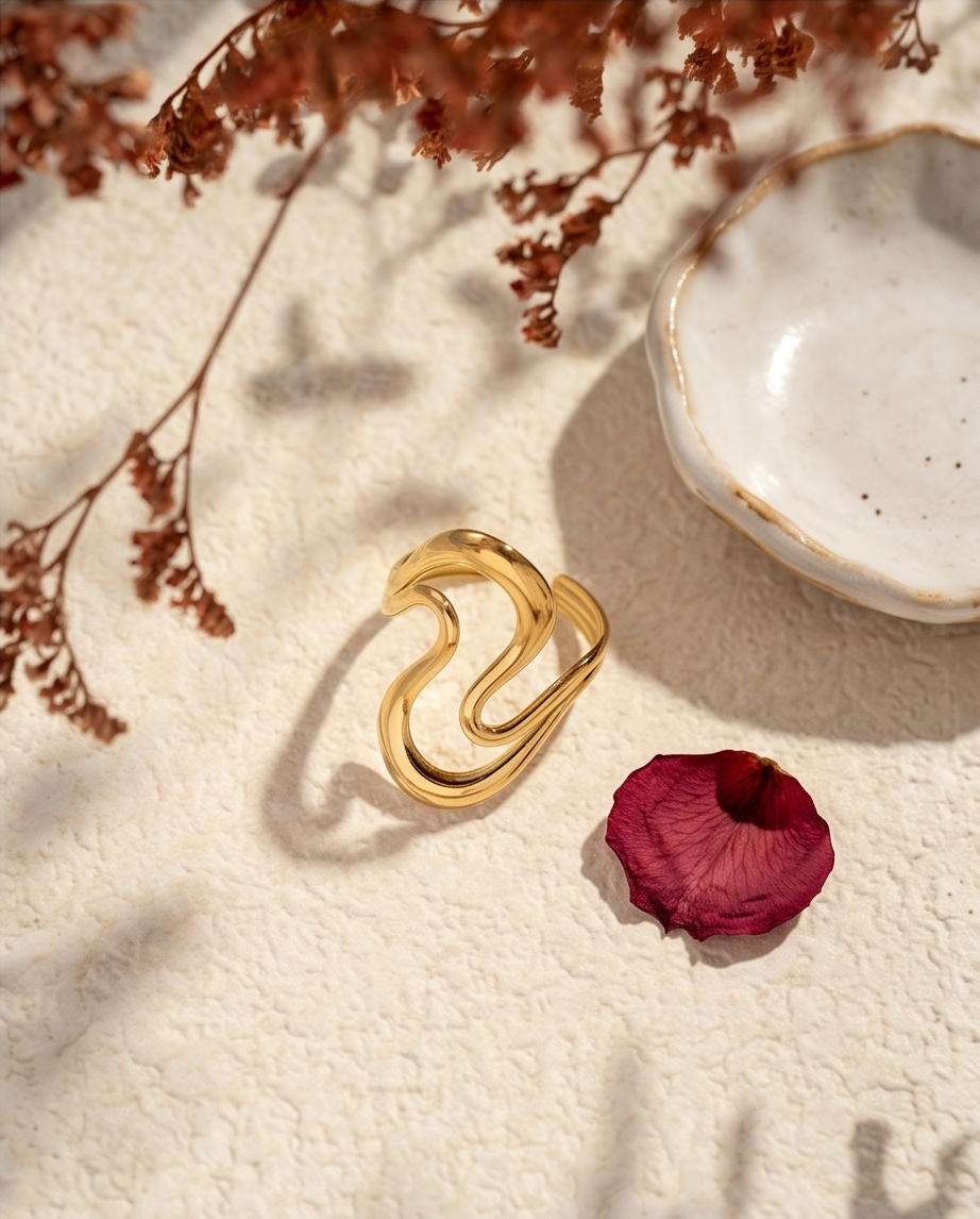 Bague Sélène Dorée ✨