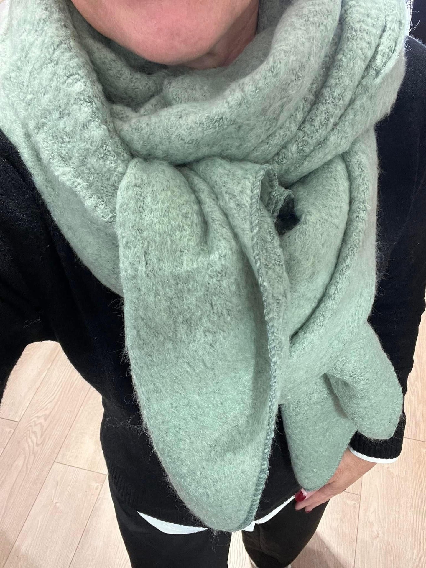 Écharpe Elly: vert d’eau