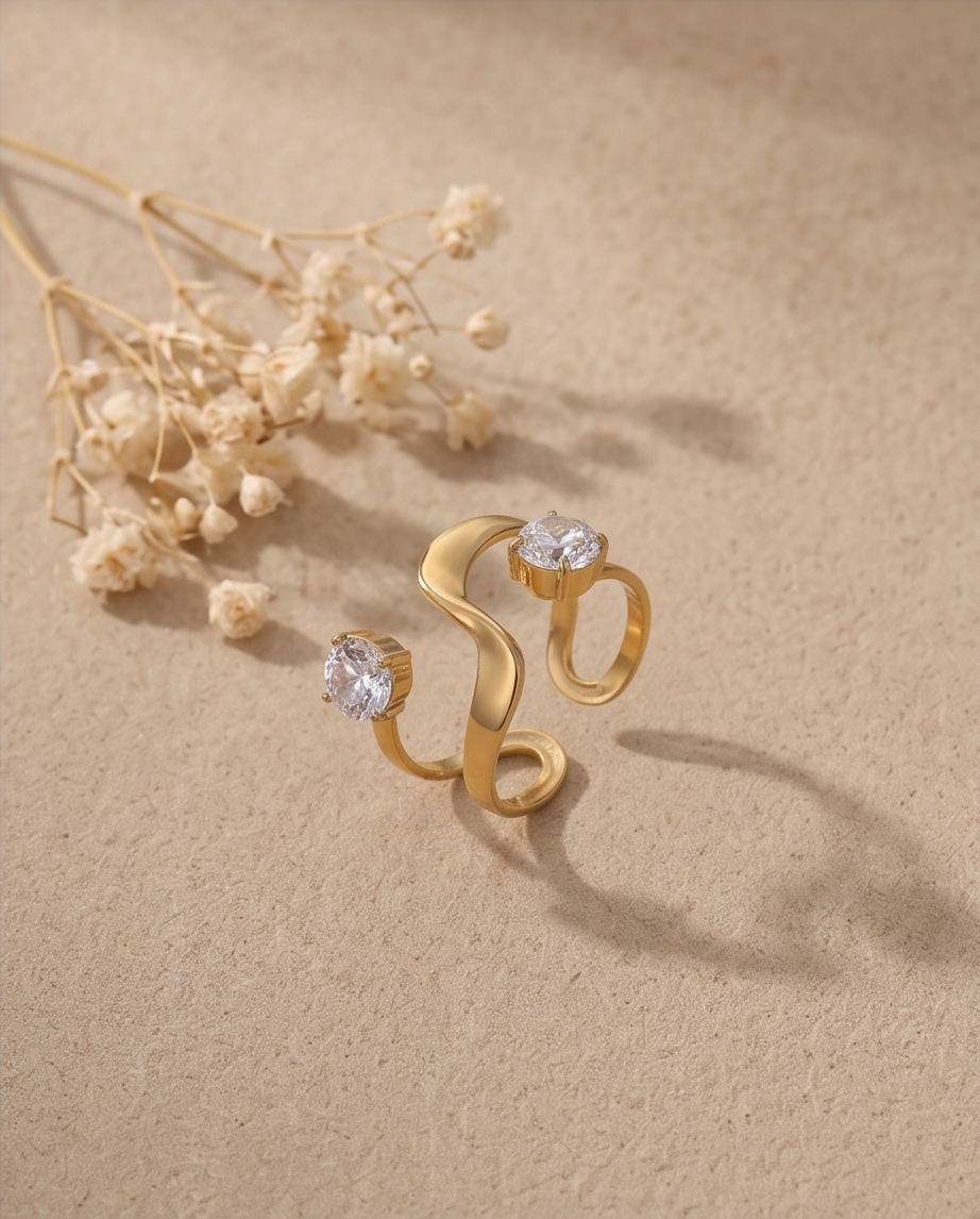 Bague Nina dorée – Simplement irrésistible