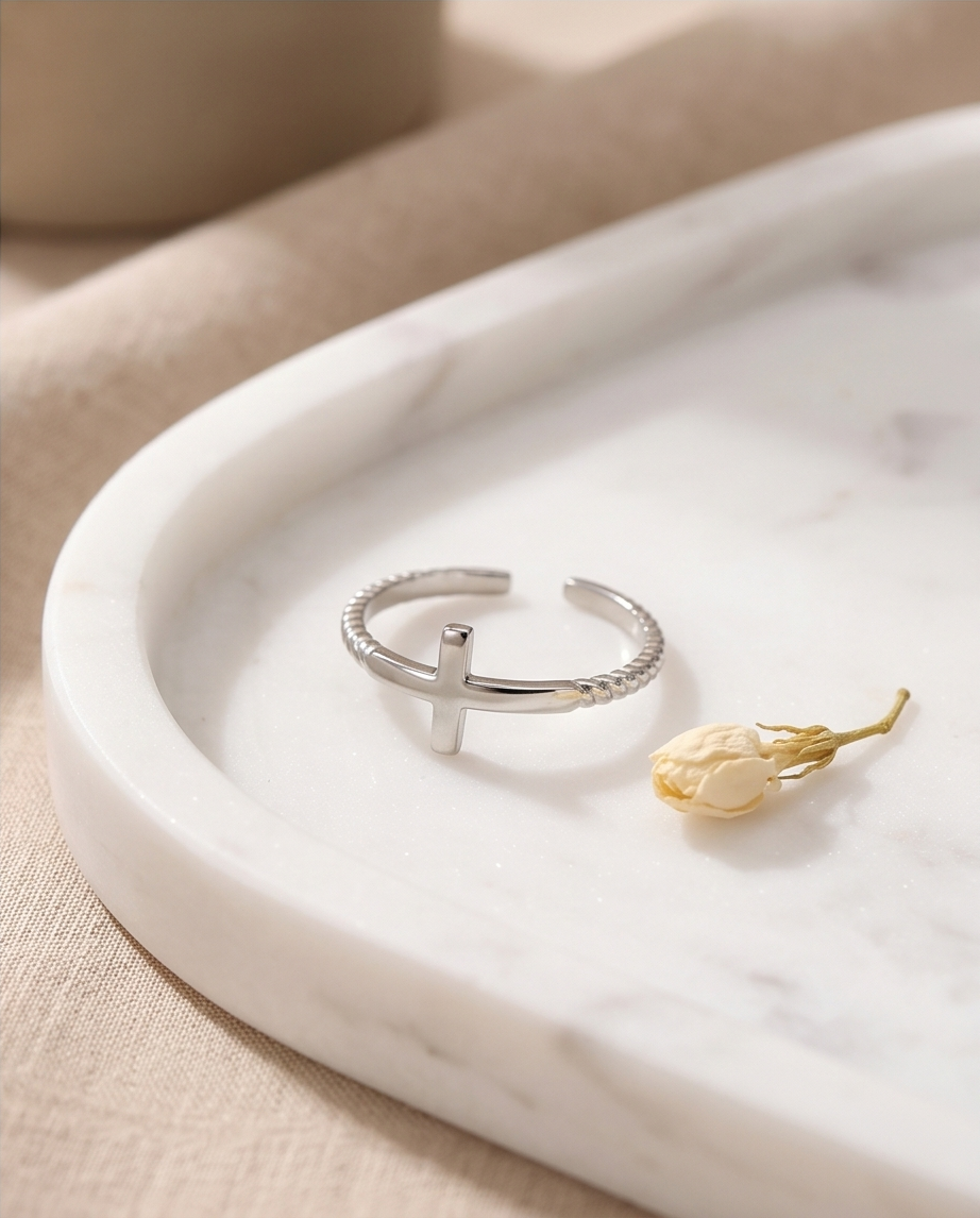 Bague Laure - acier inoxydable đ©¶