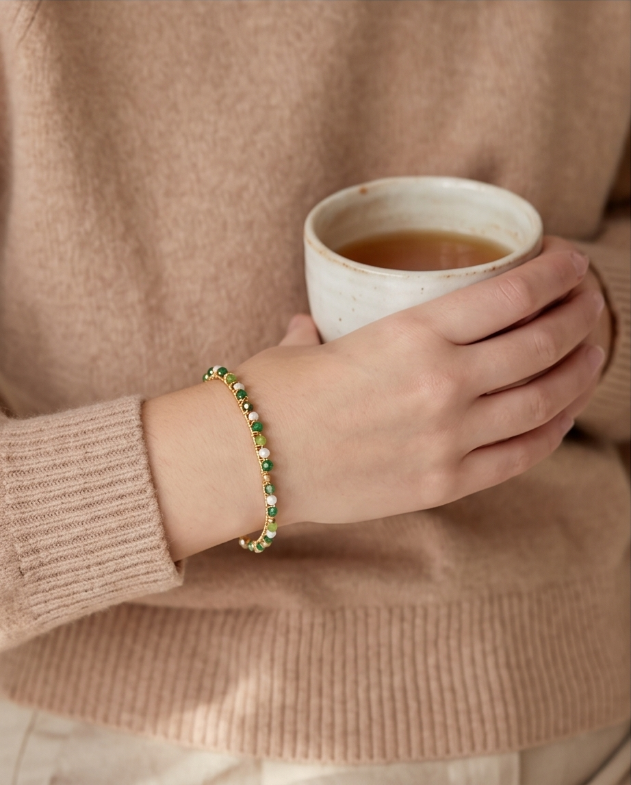 Brady Bangle Bracelet – Green 💚✨