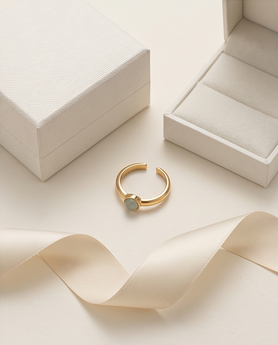 Round Mother-of-Pearl Ring – The glow & summer vibes jewel ✨