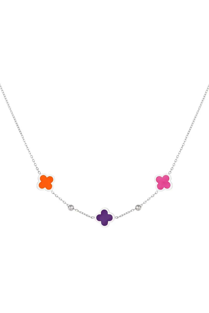 3 klavertjes ketting