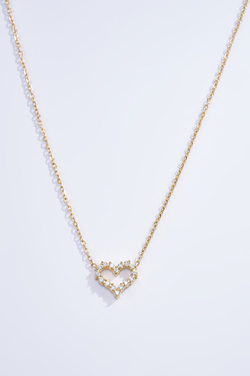 Valentijnsdag hart ketting