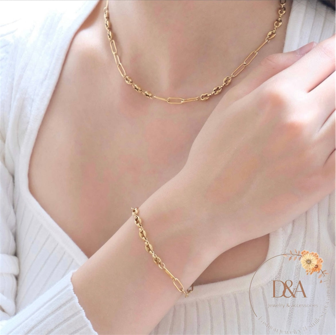 Bracelet Cecilia: doré