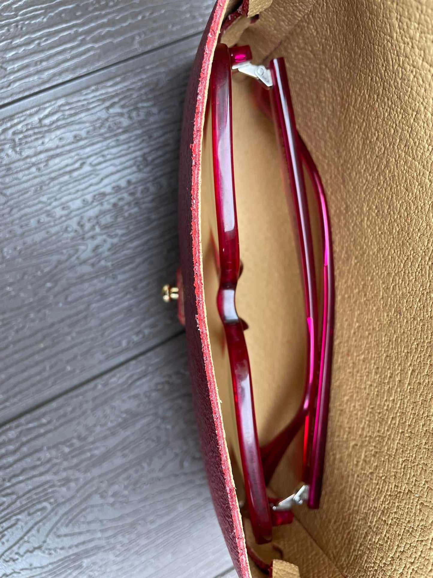 Étui à lunettes: Taupe