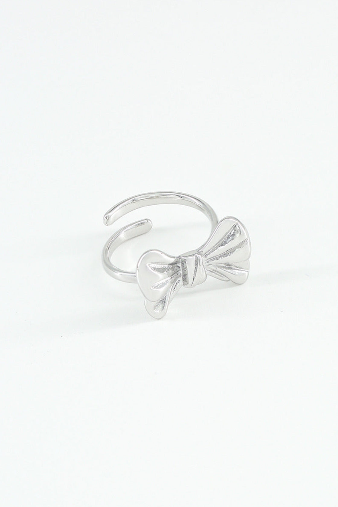 Bague noeud: argenté