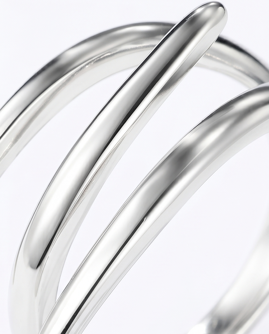 Bague Zira – acier inoxydable ajustable