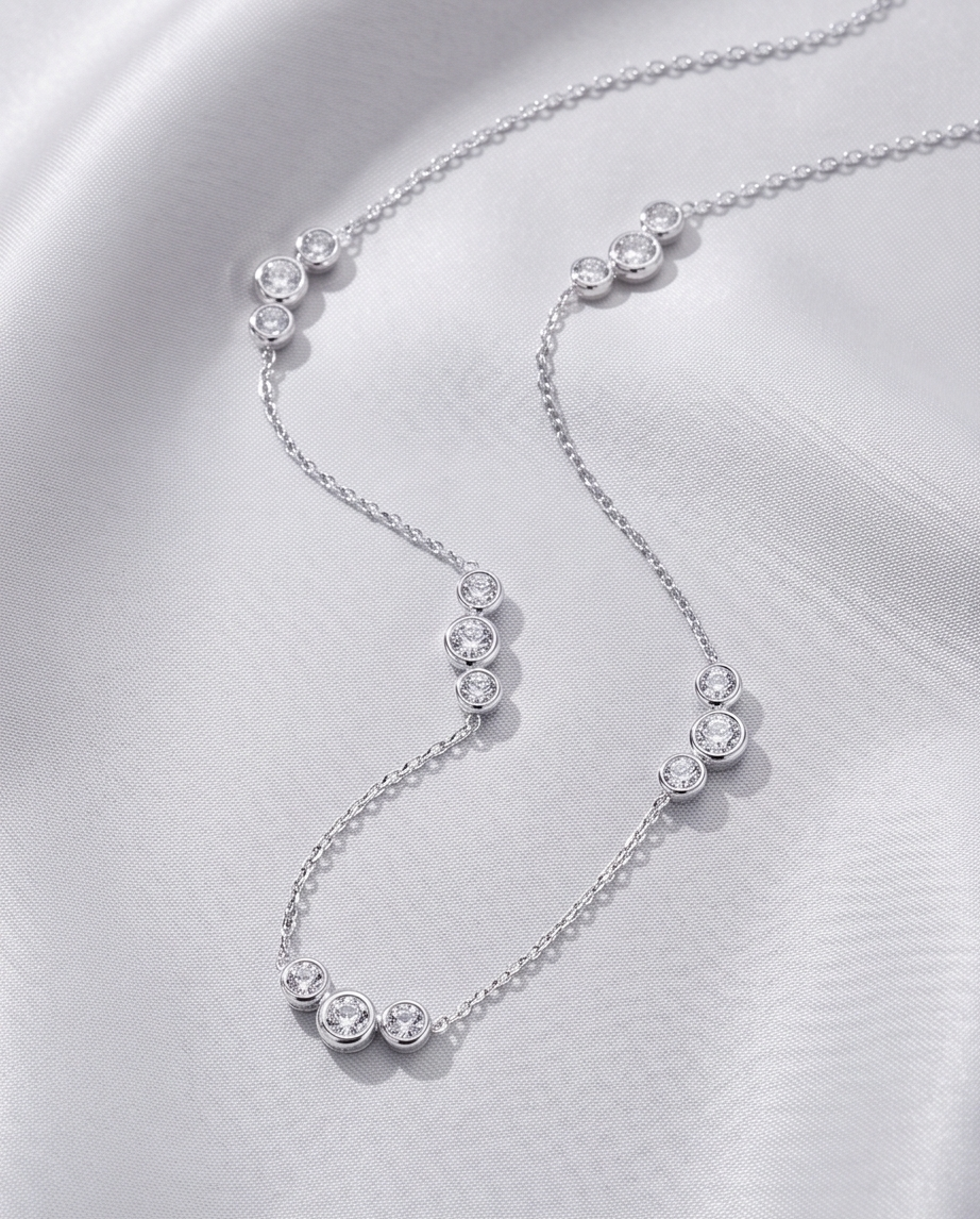 Collier Sisi en acier inoxydable – Style clean assuré