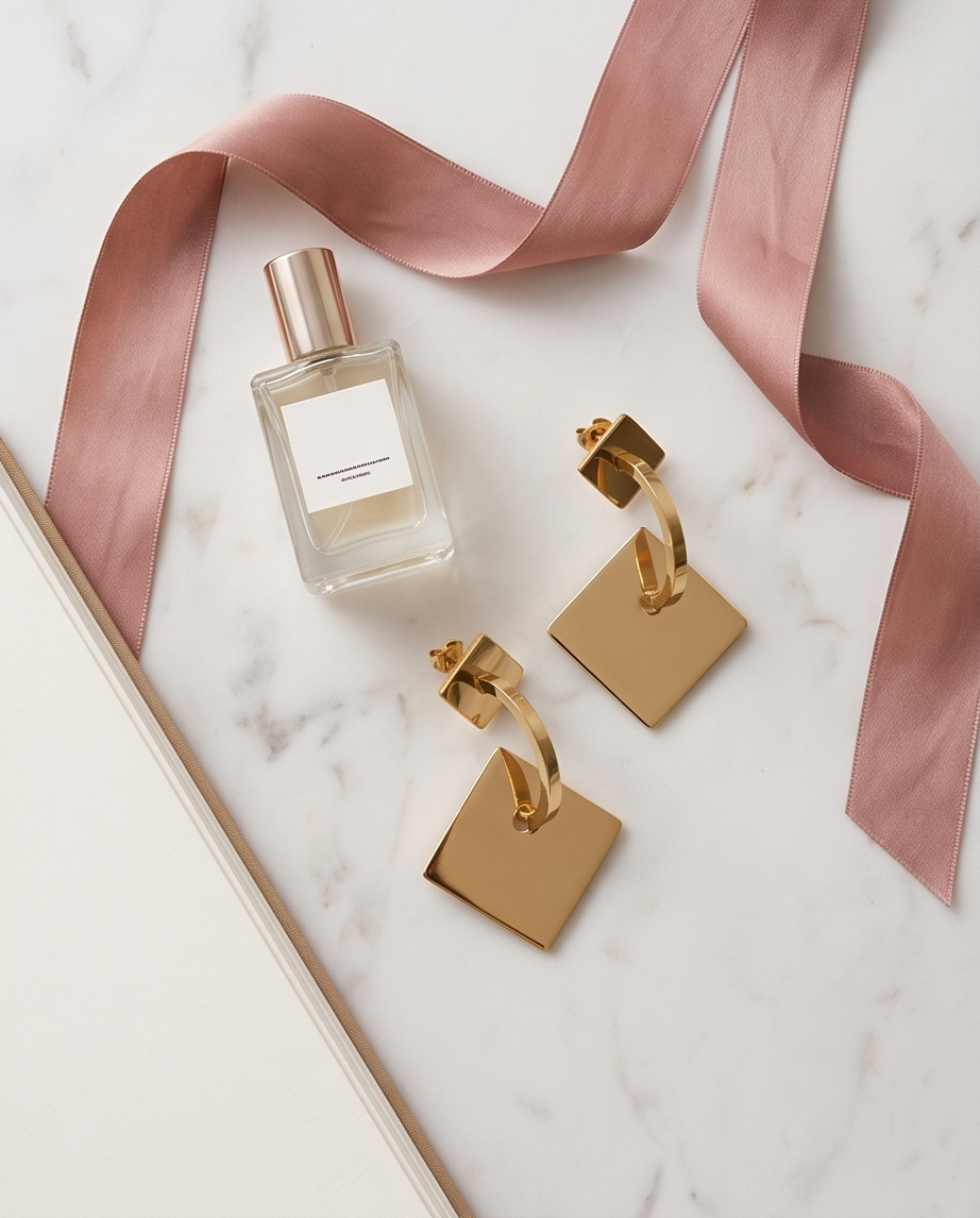 Ari gold earrings – Modern elegance