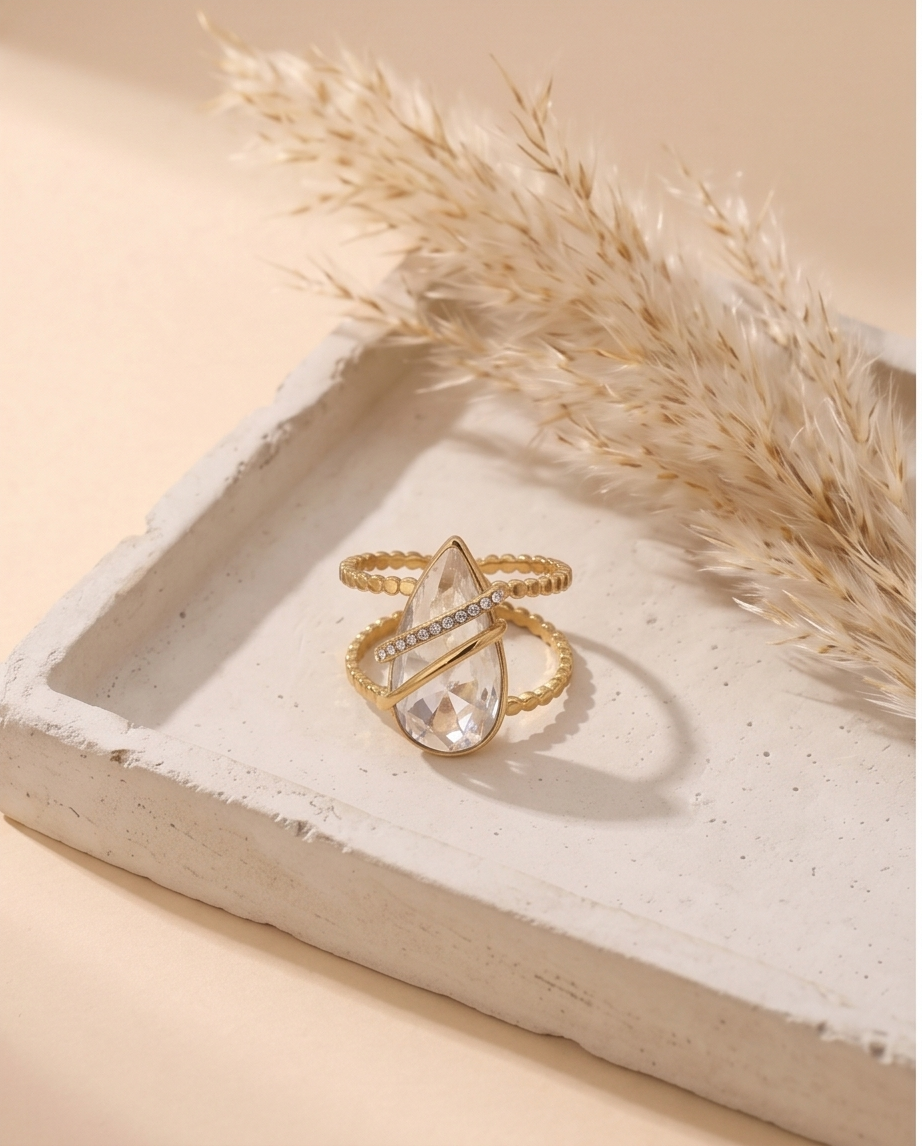 Bague Marie dorée – Simple, mais jamais basique ✨