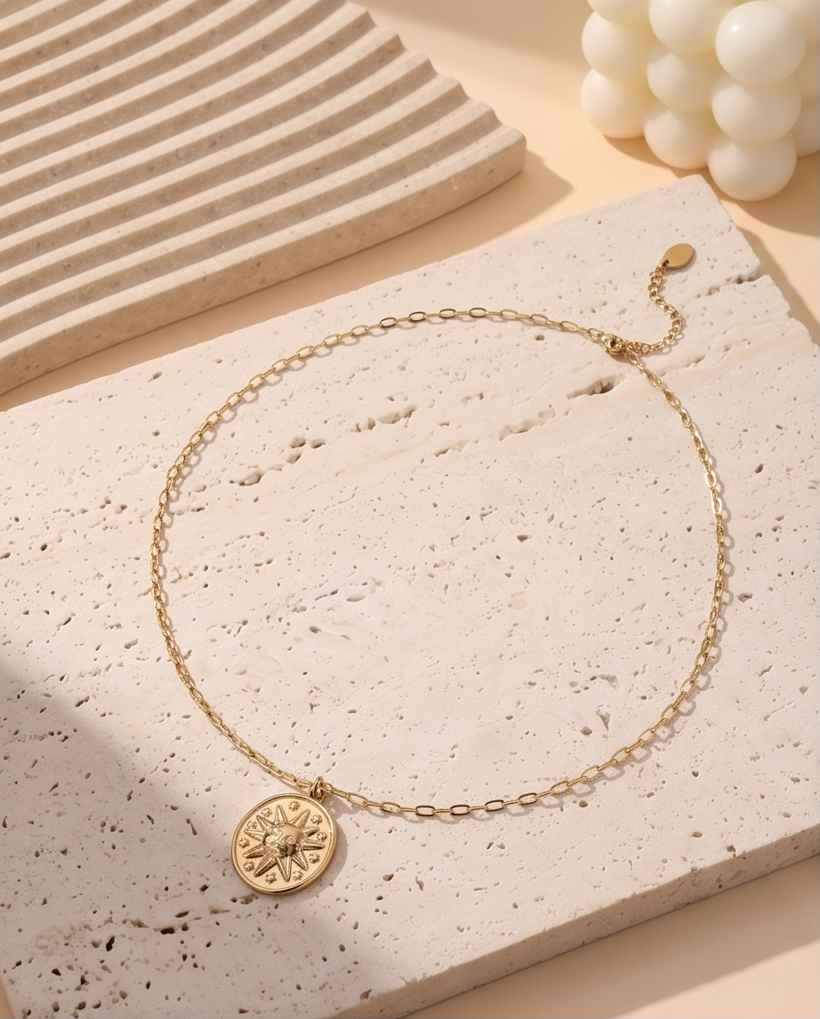 Collier Angelique doré – Douceur & élégance