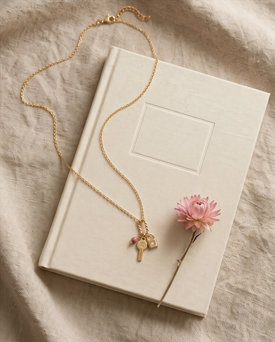 Gouden Sleutel Ketting van Roestvrij Staal 🔑✨