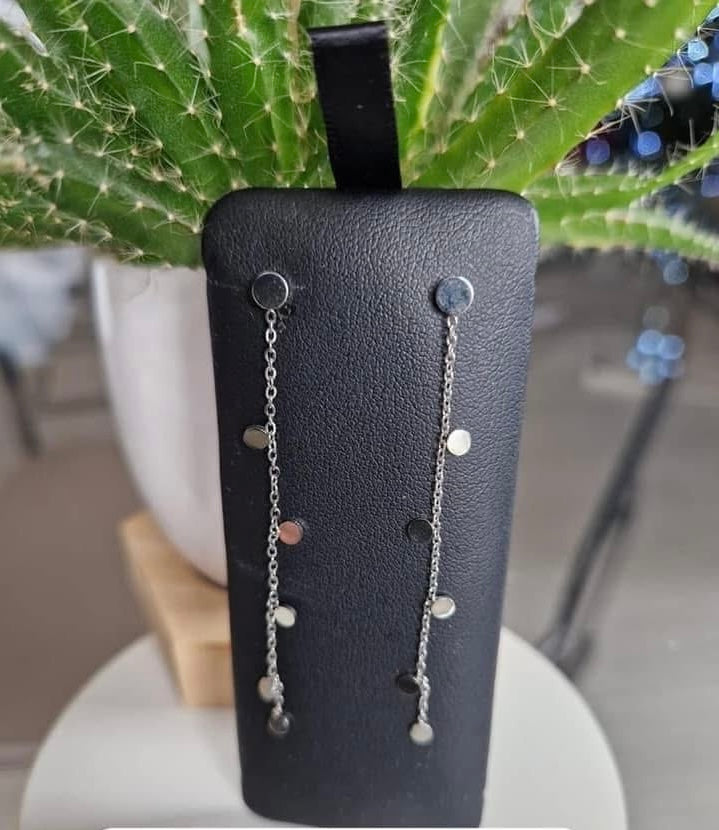 Oorbellen met kwastjes: zilver