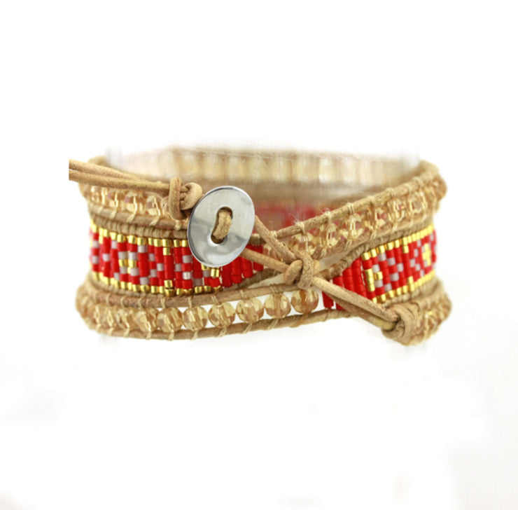 Edyna Armband - Rood