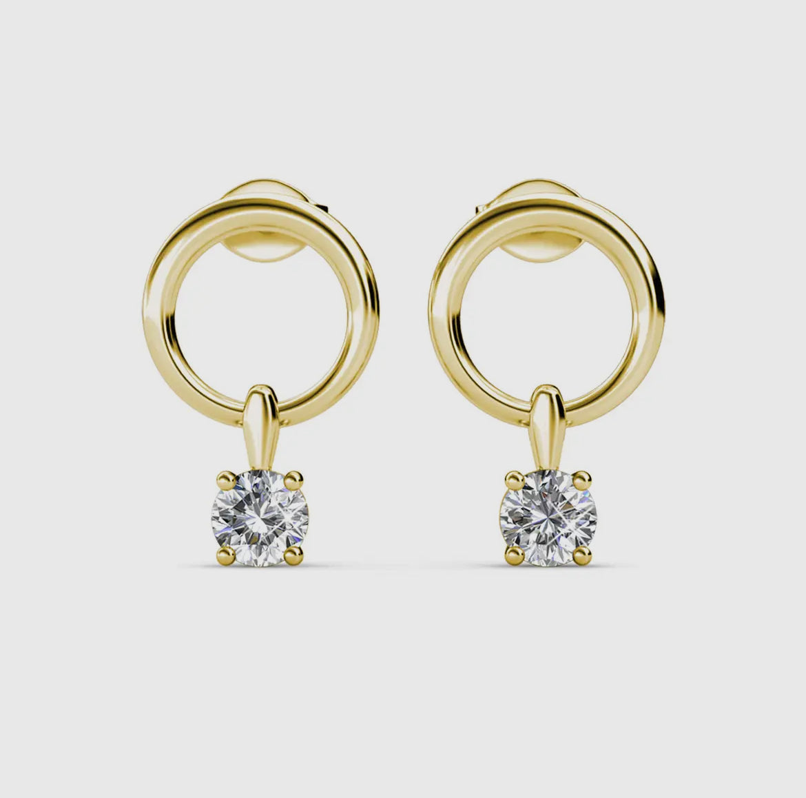 Boucle d’oreille Octavia doré
