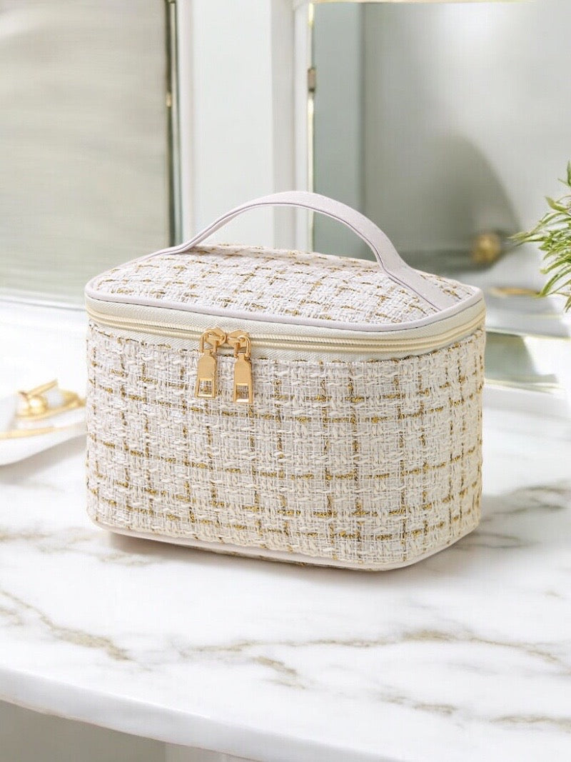 Trousse de maquillage Chic beige