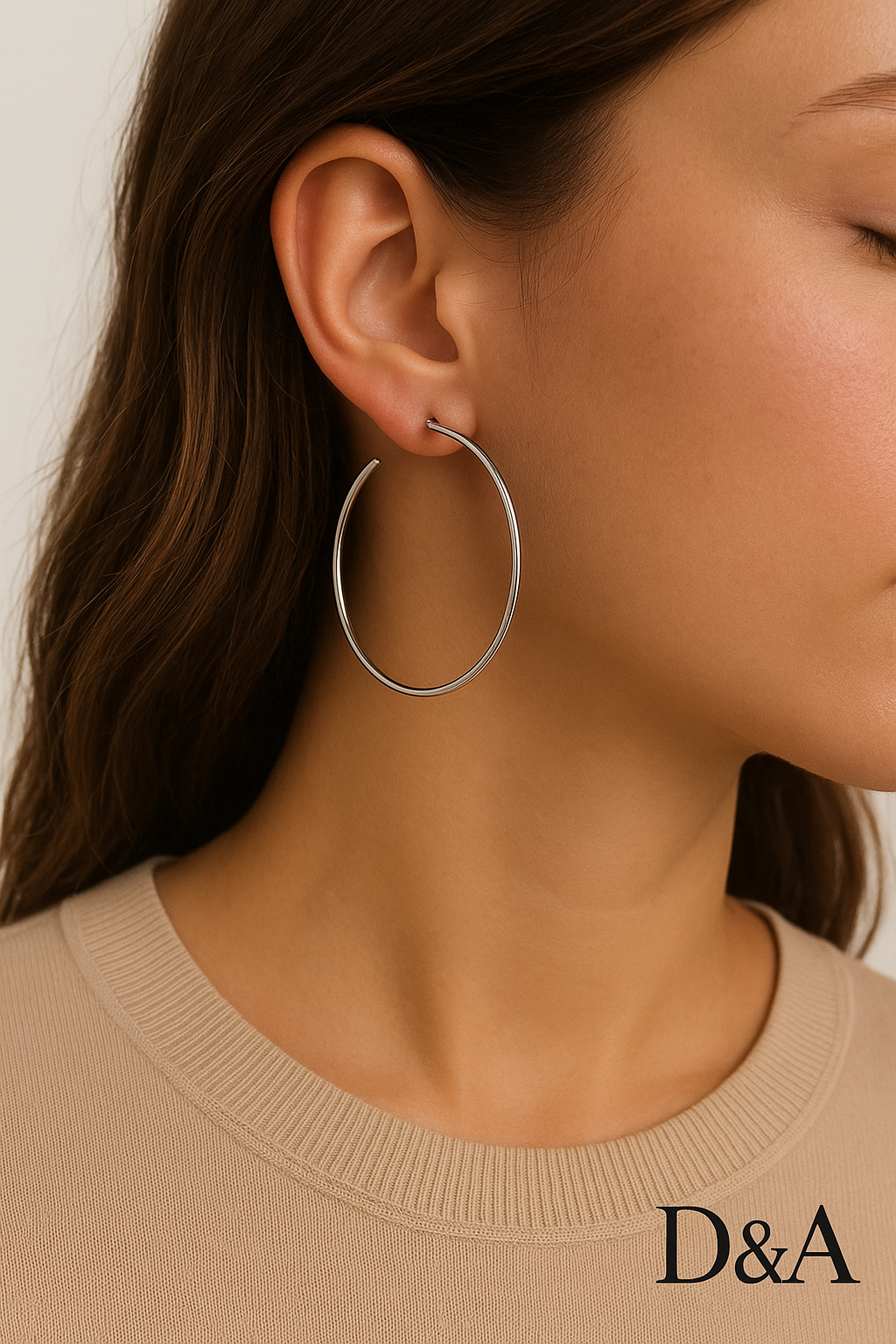Boucle d'oreille Créole
