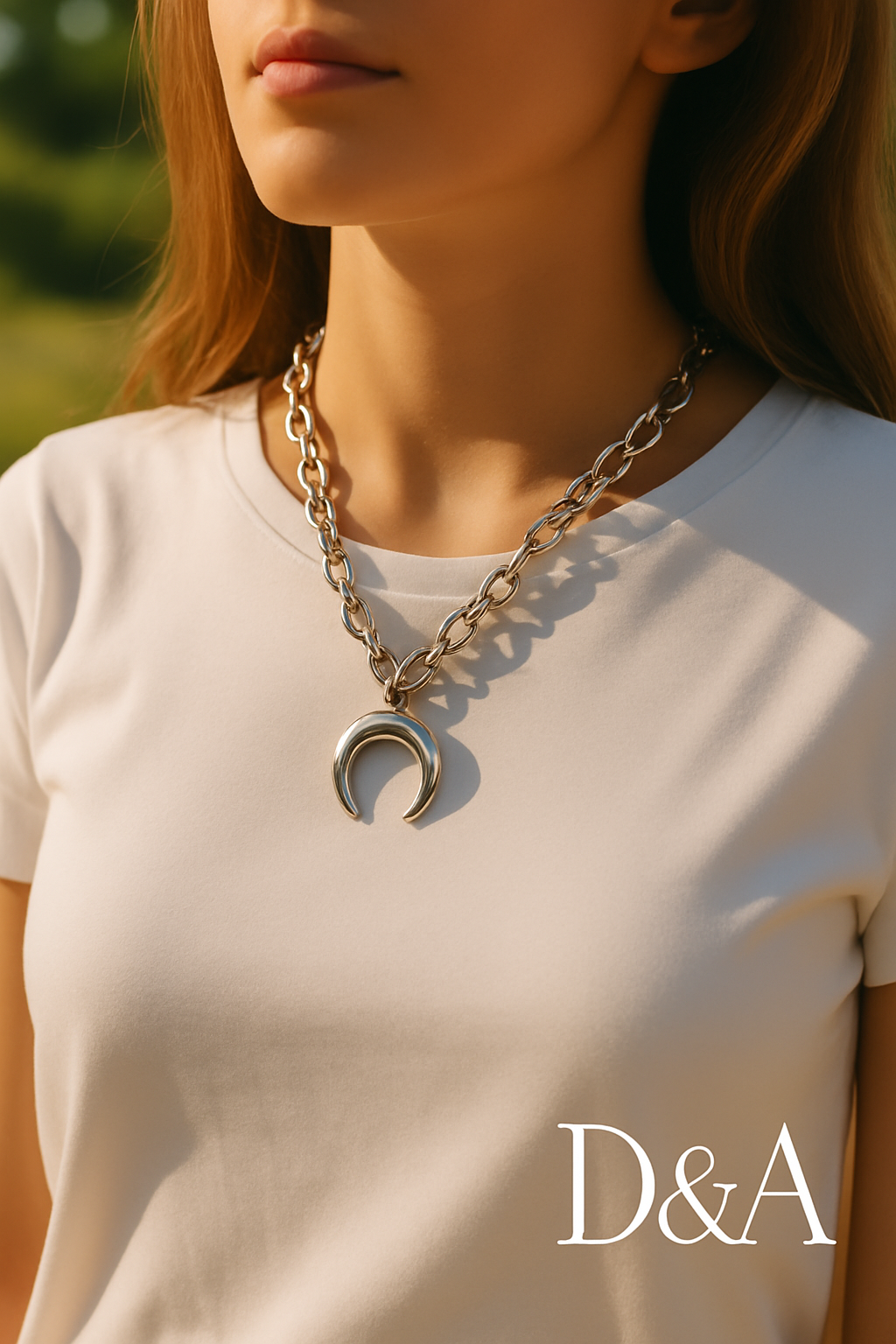 Collier - Moon Energy: Argent
