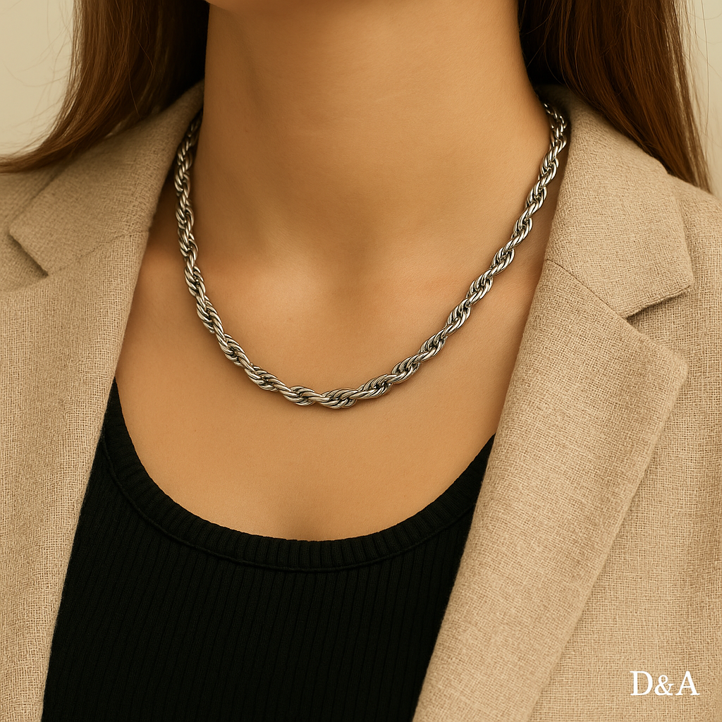 Collier - Delora: Argent