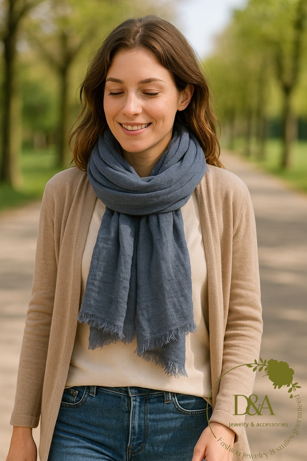 Foulard Eve: Demin