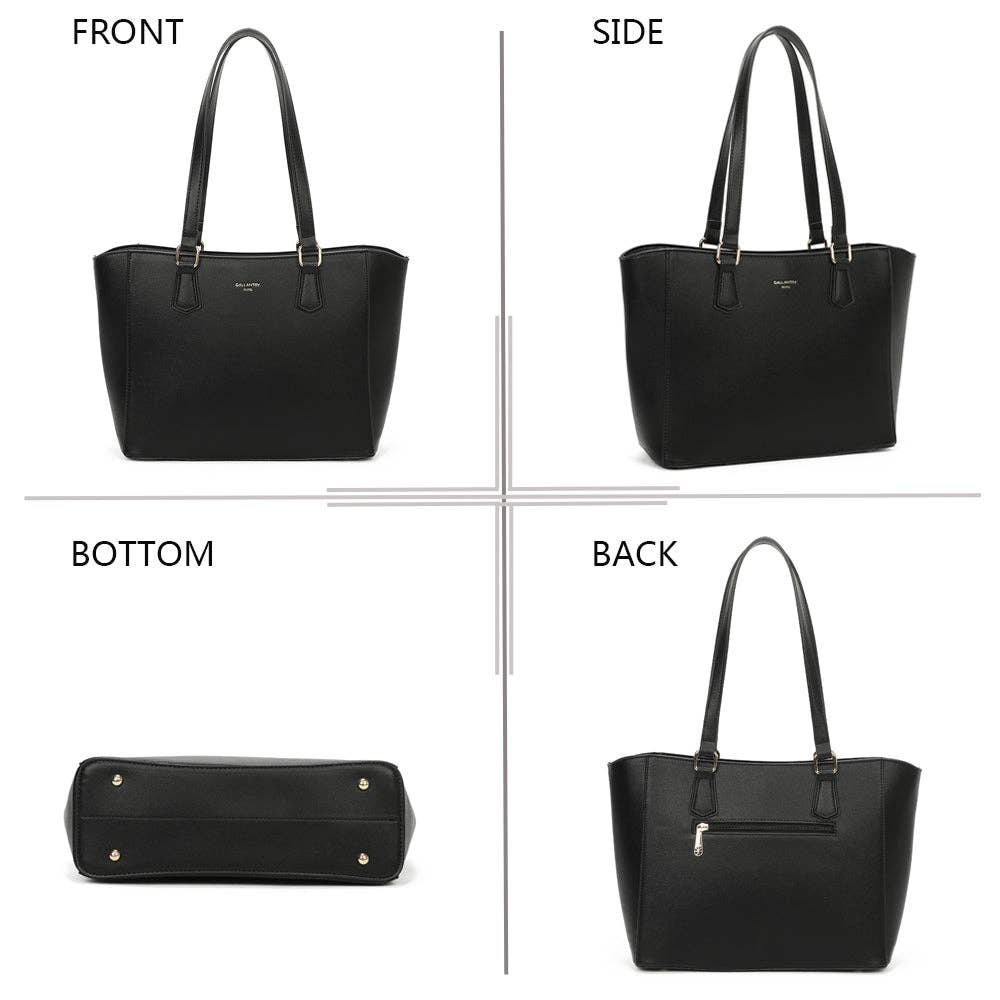Sac Tote Élégant Noir