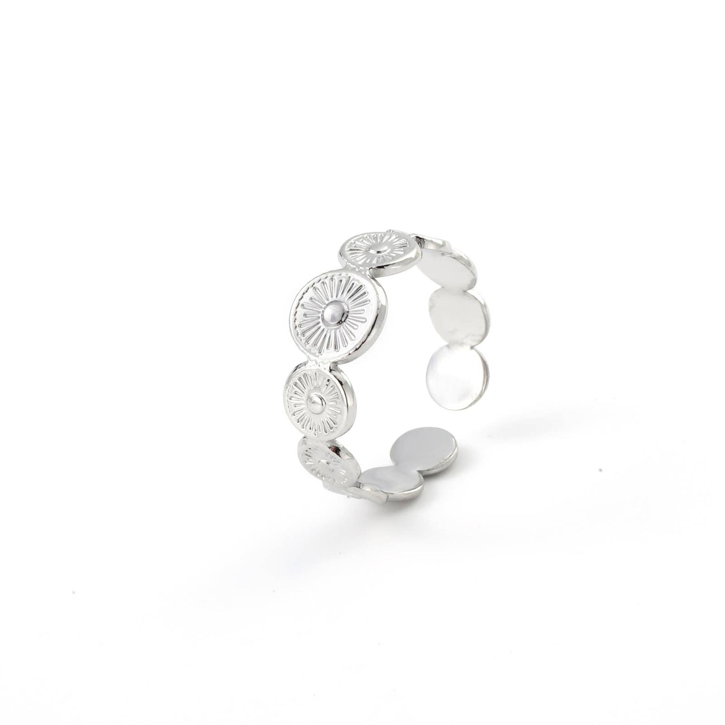 Bagues rayons de soleils - Heloise: Argent