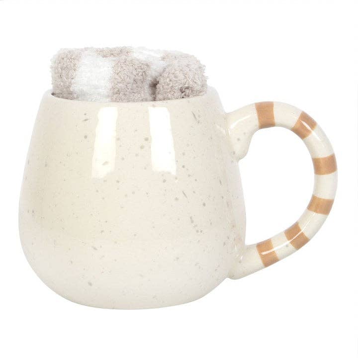 Ensemble de mugs et chaussettes de Noël Snowman