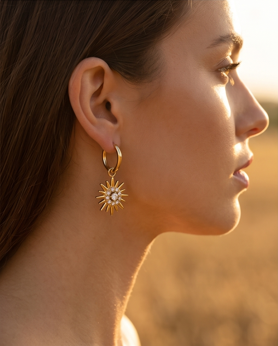 Boucles d’oreilles Soleil – Élégance qui s’adapte à toi
