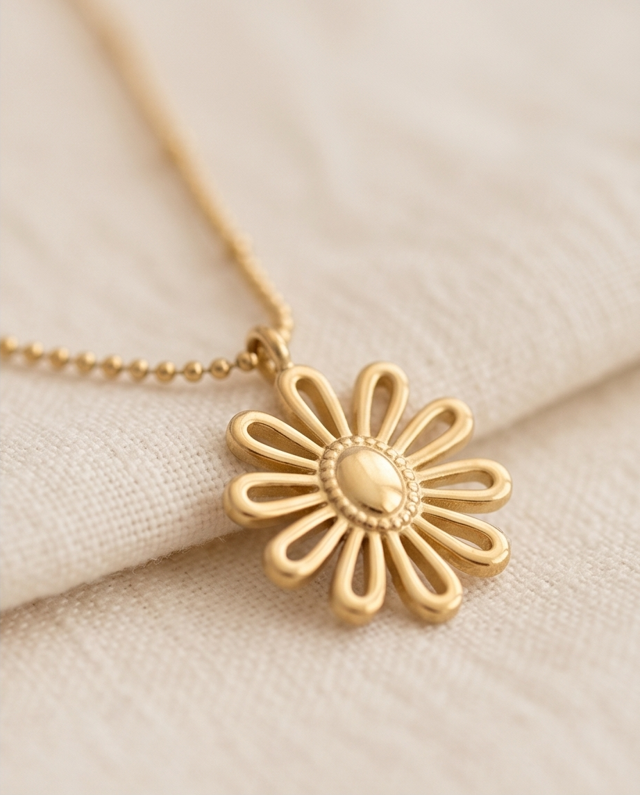 Verguld Roestvrijstalen Ketting ✨💛