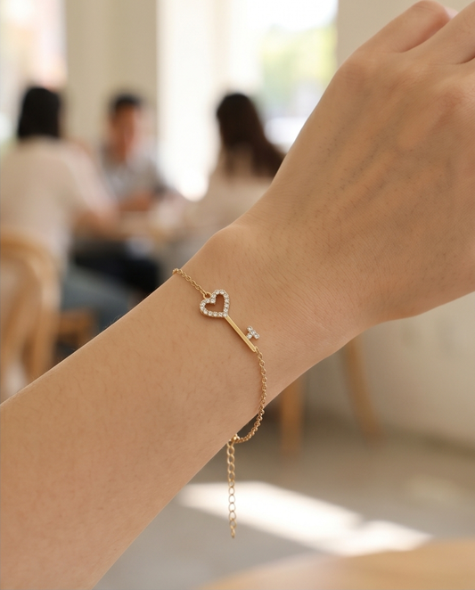 Lirona gold-plated stainless steel bracelet ✨
