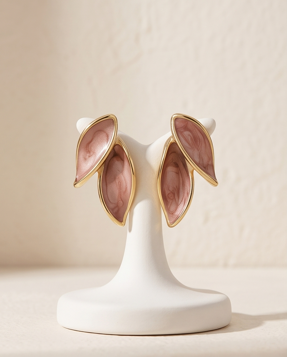 Tulip Stainless Steel Earrings – Floral Radiance