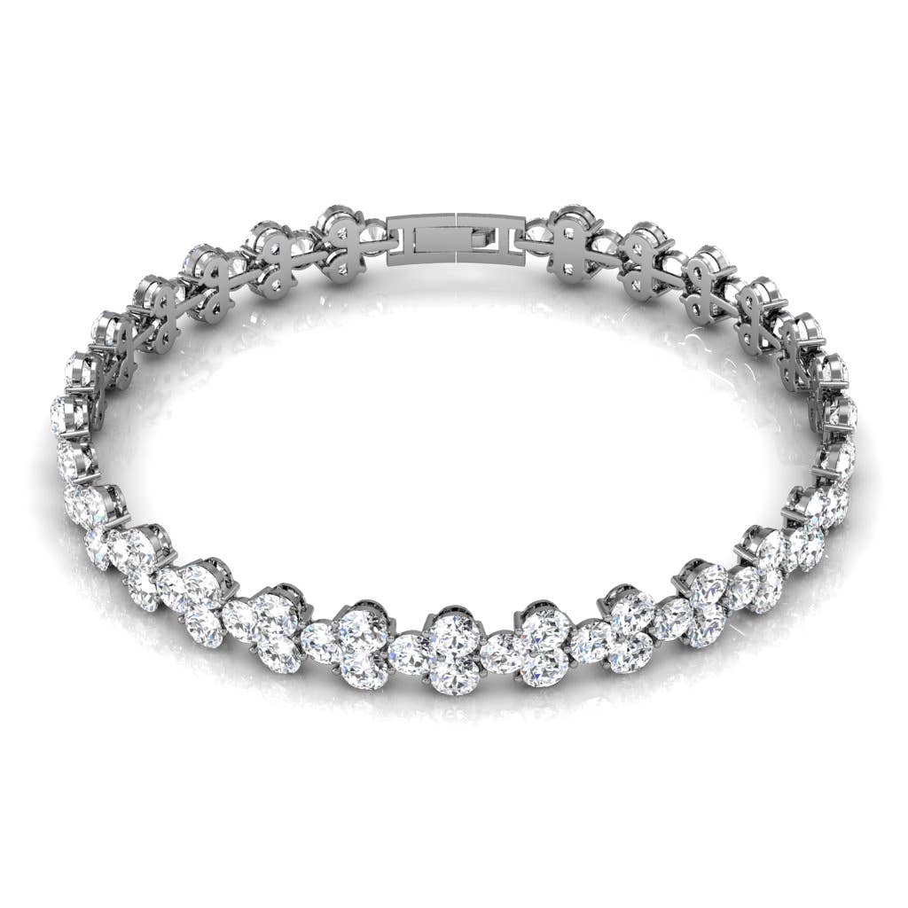 Bracelet Princess - Argenté et Cristal