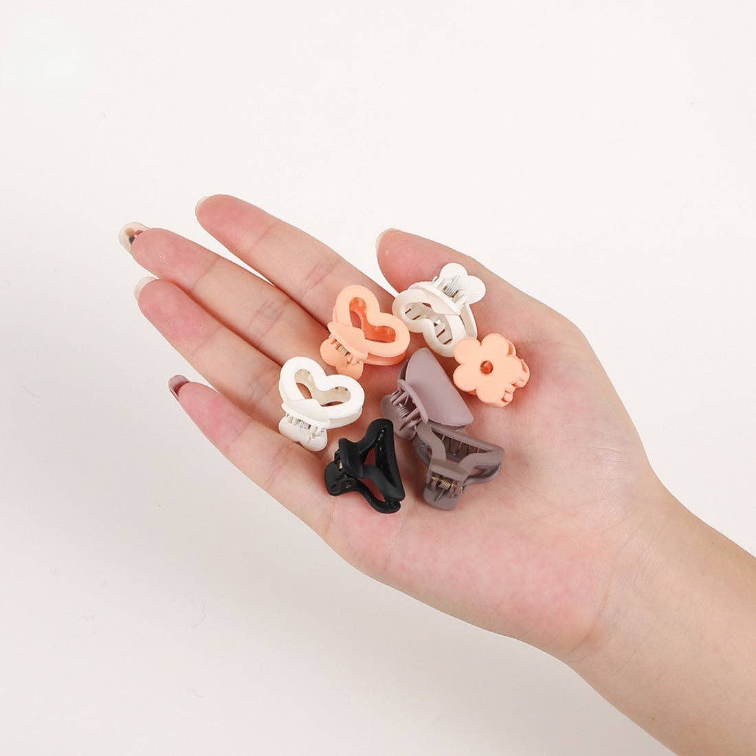 Beau - Coffret de petites pinces à cheveux mignonnes: RECTANGLE / 10